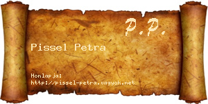 Pissel Petra névjegykártya